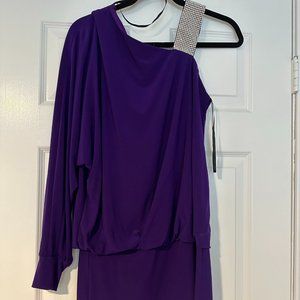Bright Purple Cocktail Dress